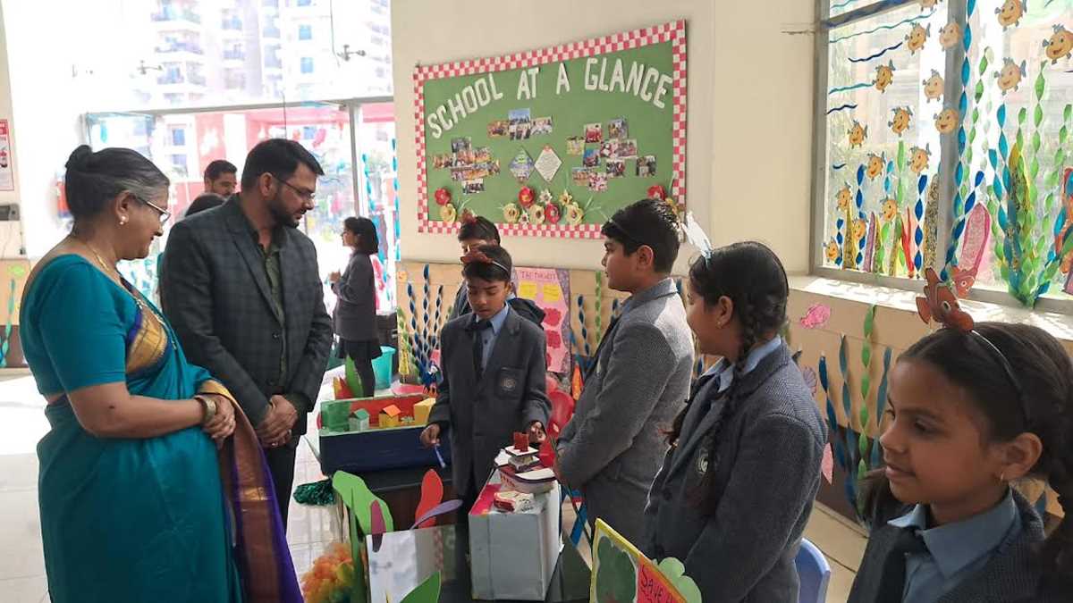 ग्रैड्स इंटरनेशनल स्कूल में राष्ट्रीय विज्ञान दिवस पर बच्चों ने लगाई विज्ञान प्रदर्शनी